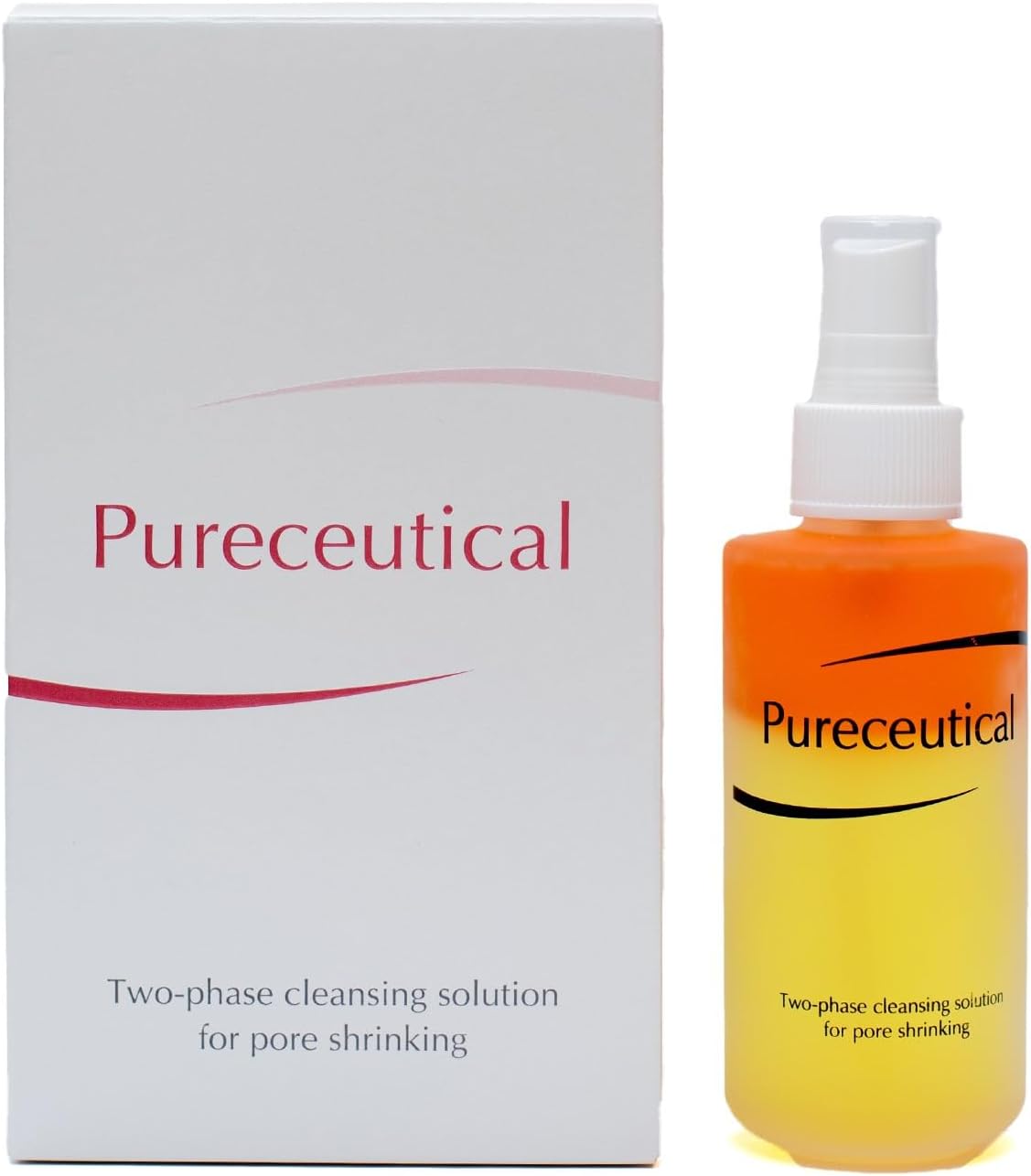 FC Pureceutical Two-Phase Cleansing Solution for Pore Shrinking, Micro-Cleanse & Anti-Bacterial Formula Removes Dirt & Excess Oil Skin Brightening Face Toner for Men & Women - 125ml